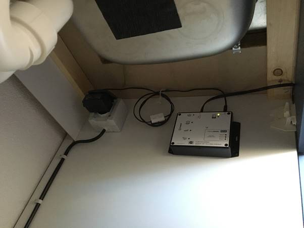 · montiertim Spültisch ohne den Spültisch zu verändern